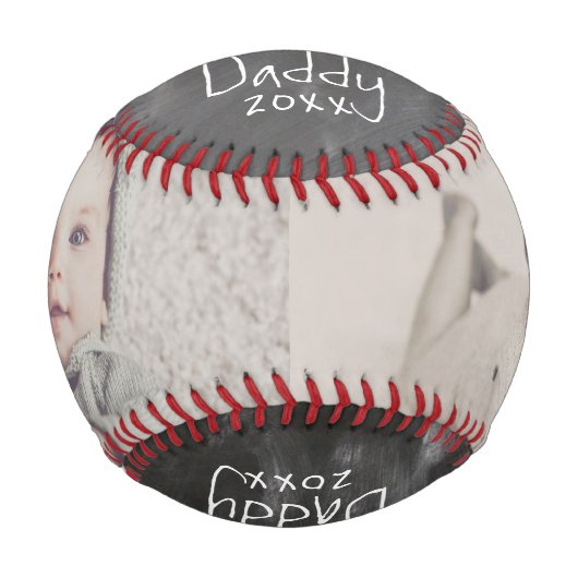 親パーソナライズされた父の日カスタムの一つ 野球ボール (正面)