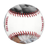 親パーソナライズされた父ユニークの日 野球ボール (裏面)