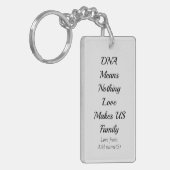 親パーソナライズされた/ステップ子キーチェーンのステップ キーホルダー (正面左)