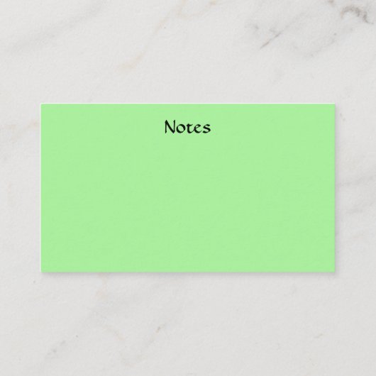 親ビジネス連絡カード 名刺 (裏面)