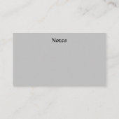 親ビジネス連絡カード 名刺 (裏面)