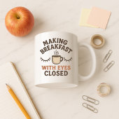 親マおもしろいグ；朝食の親を作成 コーヒーマグカップ