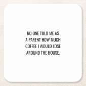 親ミームのコースターなんて誰も言わなかった スクエアペーパーコースター (正面)