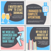 親メリット・バッジ シール (正面)