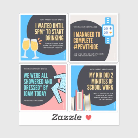 親メリット・バッジ シール (シート)