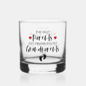 親モダンの妊娠最高の発表 ウイスキーグラス (正面)