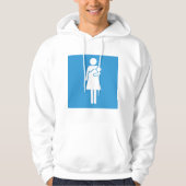 親ルームサインメンズフード付きスウェットシャツ パーカ (正面)