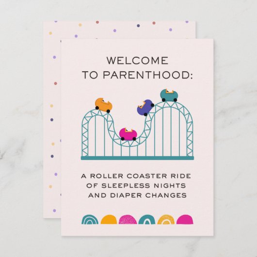 親ローラーコースターへようこそ シーズンカード (正面/裏面)