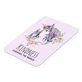 親切が世界の水の色を一変するユニコーン マグネット (左側)