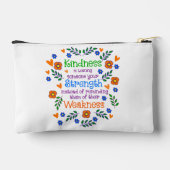 親切が人に力を貸している アクセサリーポーチ (裏面)