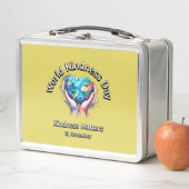 親切が大事だ。世界の親切な日。 メタルランチボックス (インサイチュ)