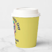 親切が大事だ。世界の親切な日。 紙コップ (左)