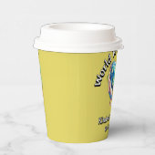 親切が大事だ。世界の親切な日。 紙コップ (右)