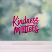 親切が大事 アクリルサイン (ニュートラル)