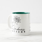 親切が大事 ツートーンマグカップ (正面左)