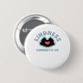 親切が私たちを結び付けクラシックる 缶バッジ (正面&裏面)