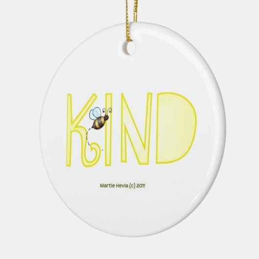 親切が-前向きな単語あって下さい セラミックオーナメント (左)