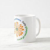 親切さおよび優美のマグ コーヒーマグカップ (正面右)