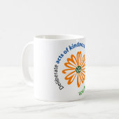 親切さおよび優美のマグ コーヒーマグカップ (正面左)