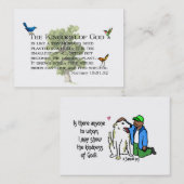 親切さおよび王国のささやき 名刺 (正面/裏面)