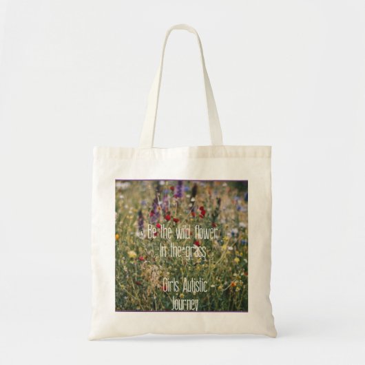 親切さと作られる、自閉症の認識度のバッグ トートバッグ (正面)