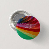 親切さと作られる、自閉症の認識度のバッジ 缶バッジ (正面&裏面)