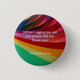 親切さと作られる、自閉症の認識度のバッジ 缶バッジ