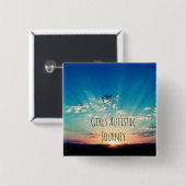 親切さと作られる、自閉症の認識度のバッジ 缶バッジ (正面&裏面)