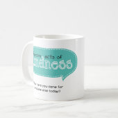 親切さの偶然の事故 コーヒーマグカップ (正面左)