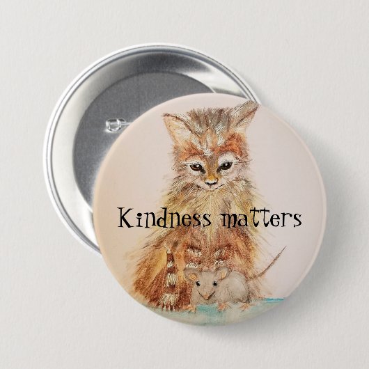 親切さの問題 缶バッジ (正面&裏面)