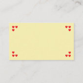 親切さの妖精カード 名刺 (裏面)