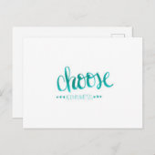 親切さの挨拶状を選んで下さい シーズンポストカード (正面/裏面)