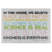 親切さはすべてガラスまな板です カッティングボード (正面)