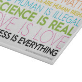 親切さはすべてガラスまな板です カッティングボード (角)