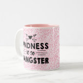 親切さはそうギャングです ツートーンマグカップ (正面左)