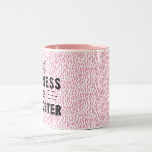 親切さはそうギャングです ツートーンマグカップ (中央)