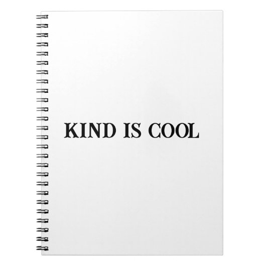 親切さはクールな子供用ノート ノートブック (正面)