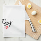 親切さはセクシーな台所タオルです キッチンタオル (四つ折り)