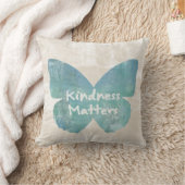 親切さは蝶重要です クッション (ブランケット)