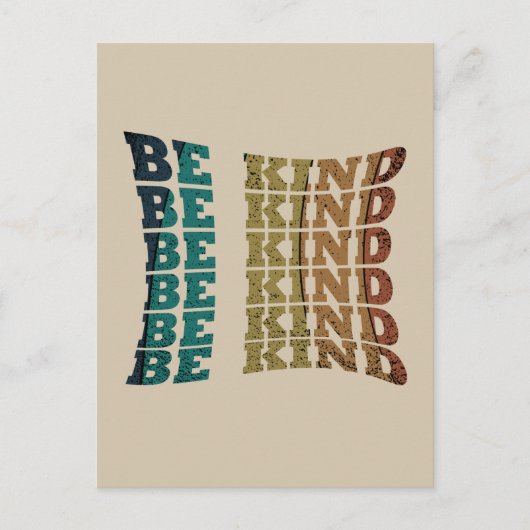 親切さは親切 ポストカード (正面)
