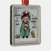 親切さ-オーナメントで覆われる メタルオーナメント (右)