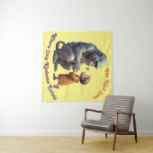 親切だけが存在するAIタペストリー/背景 タペストリー (インサイチュ(横))