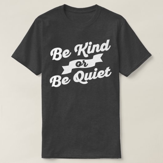 親切であるか静かな白である Tシャツ (デザイン正面)