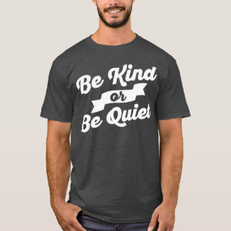 親切であるか静かな白である Tシャツ