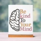 親切である アクリルサイン (ニュートラル)