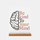 親切である アクリルサイン (正面)