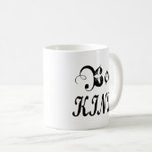 親切である コーヒーマグカップ (正面右)