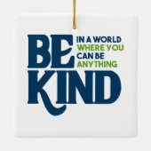 親切である セラミックオーナメント (裏面)