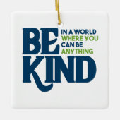 親切である セラミックオーナメント (正面)