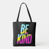 親切である トートバッグ (裏面)